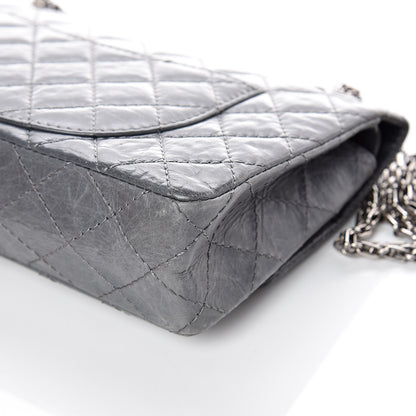 Chanel Aged Calfskin Quilted 50th Anniversary 2.55 Reissue 225 Flap Grey 11 of 12