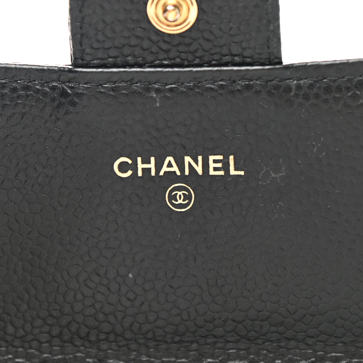 Chanel Caviar Quilted Large Gusset Flap Wallet Black 6 of 9
