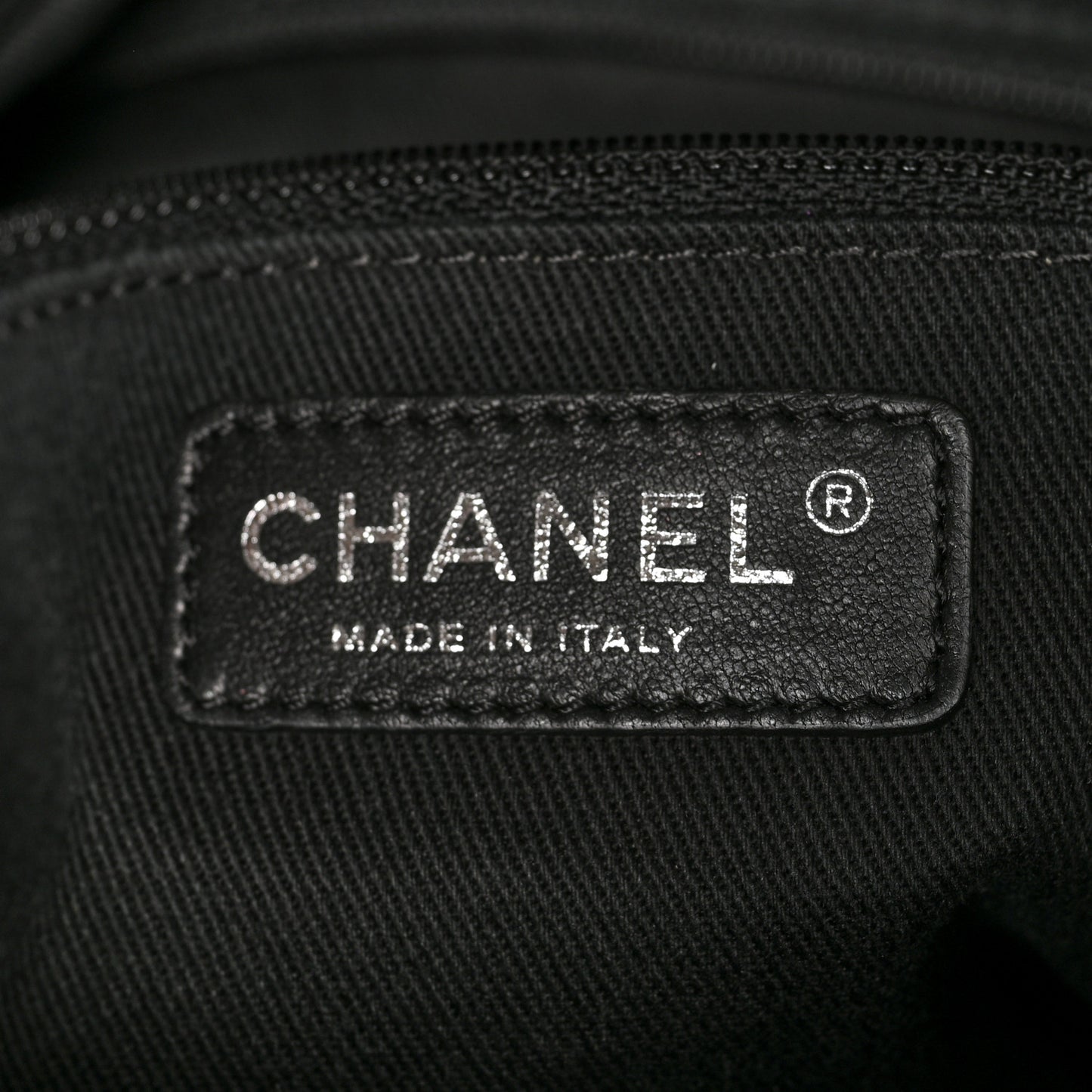 Iridescent Calfskin Jumbo In the Mix Double Flap Black