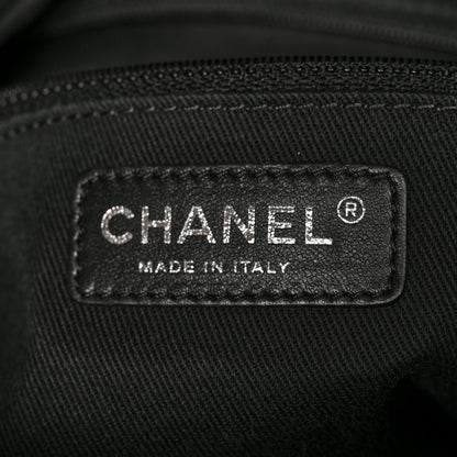 Chanel Iridescent Calfskin Jumbo In the Mix Double Flap Black 6 of 10