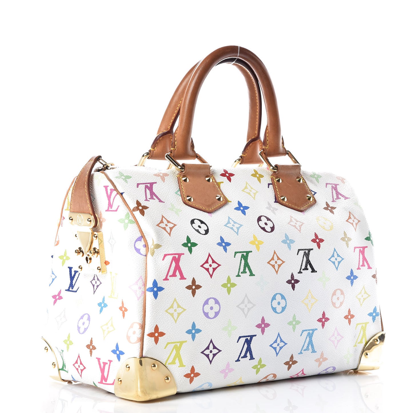 Monogram Multicolor Speedy 30 White