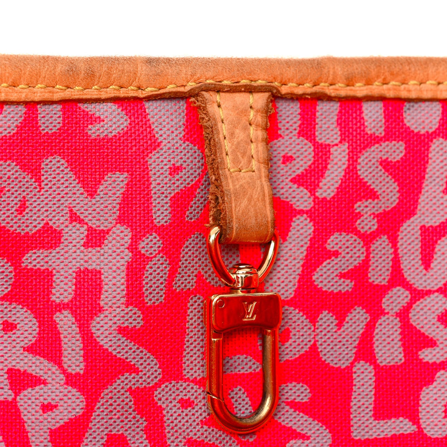 Monogram Graffiti Neverfull GM Fuchsia