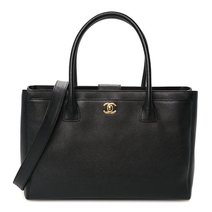 Chanel Calfskin Cerf Executive Shopper Tote Black 1 of 10