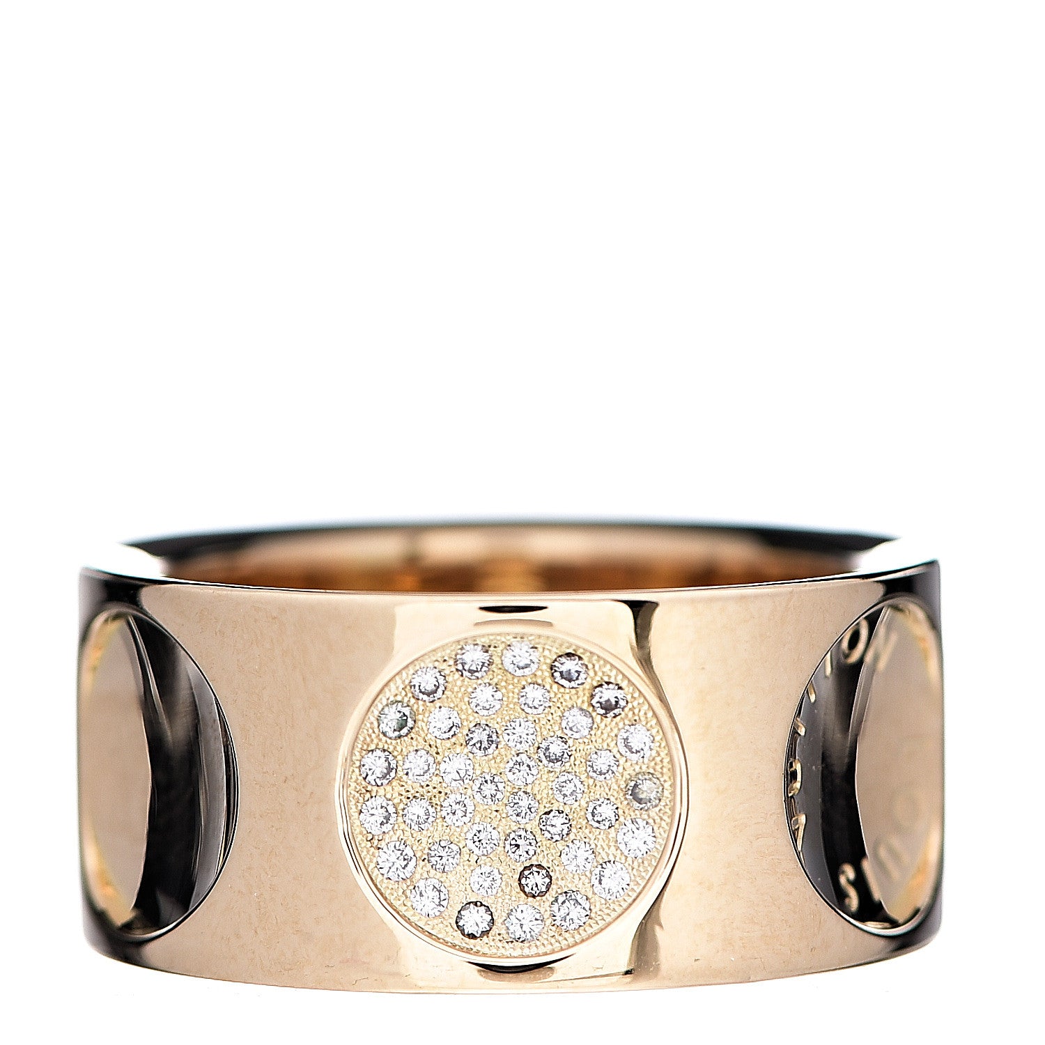Louis Vuitton 18K Yellow Gold Diamonds Empreinte Ring 52 6 1 of 4