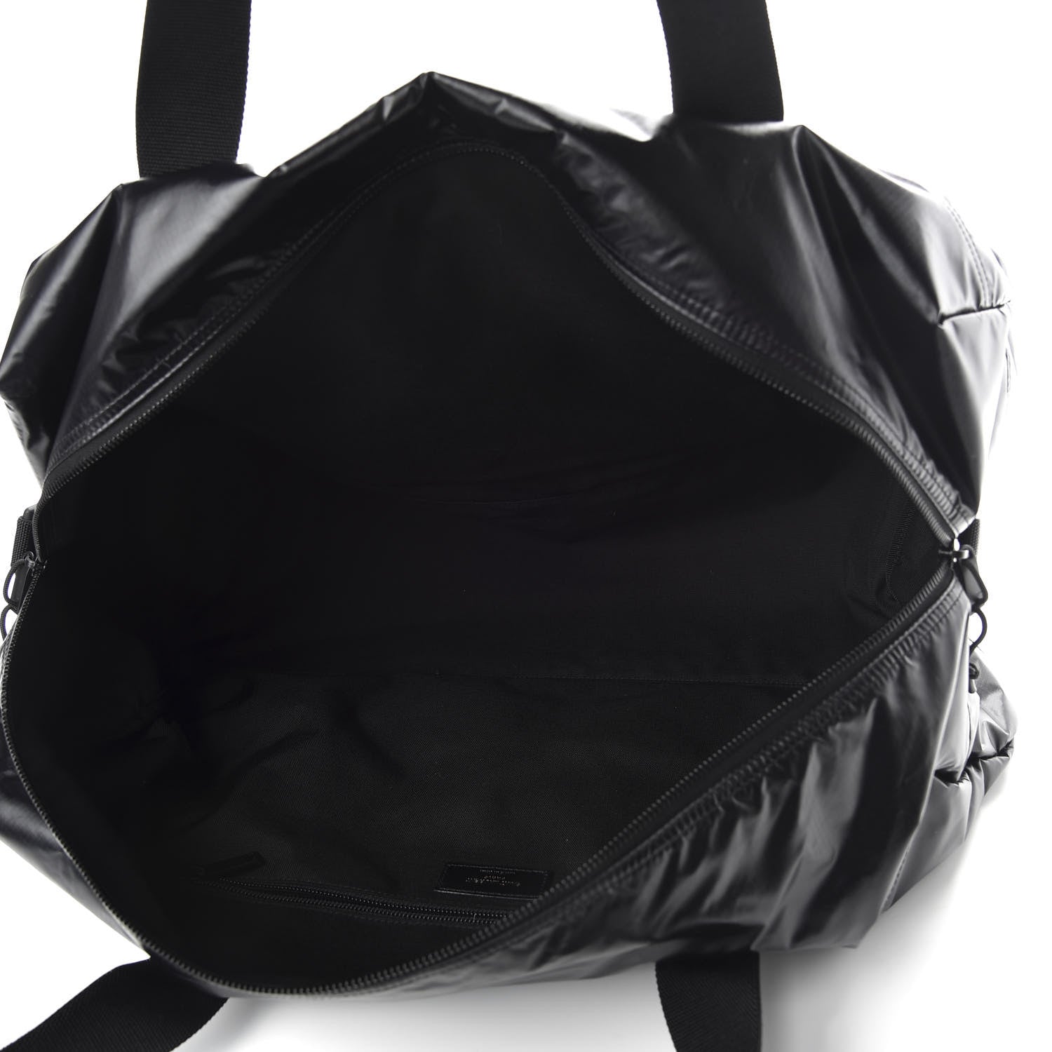 Saint Laurent Nylon Nuxx Ripstop Duffle Black White 4 of 8