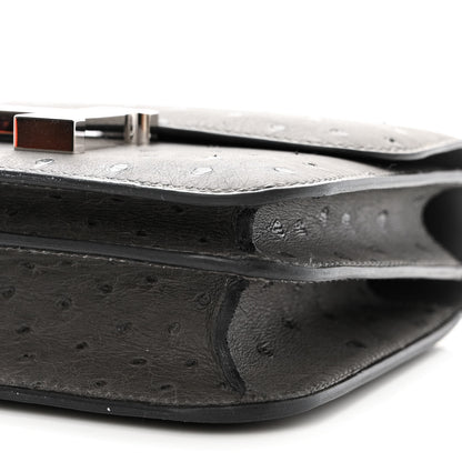 Hermes Ostrich Constance 18 Graphite 10 of 11