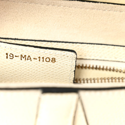 Christian Dior Grained Calfskin Saddle Bag White 7 of 10