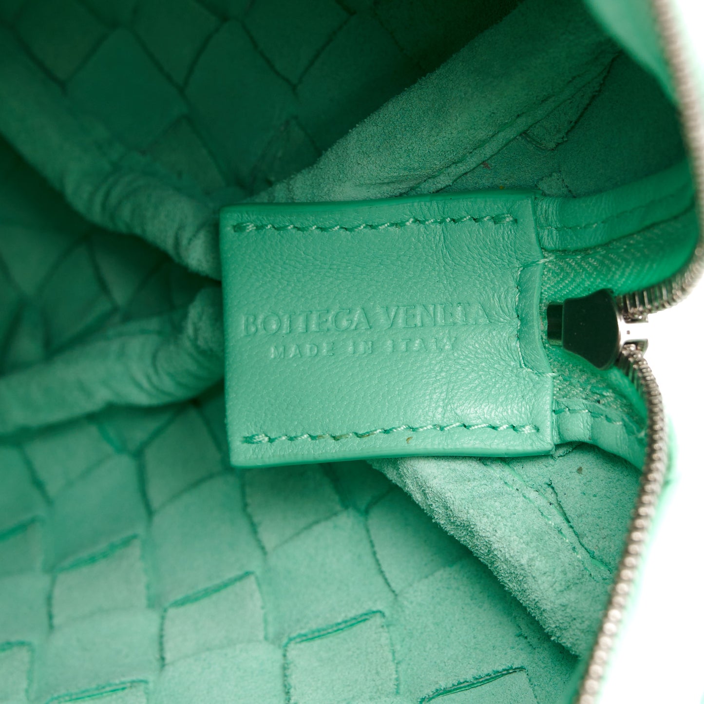 Nappa Intrecciato Small Loop Camera Bag Siren