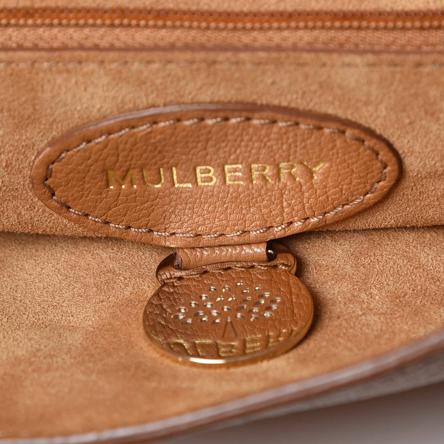 Mulberry Glossy Goatskin Lily Deer Brown 6 of 9