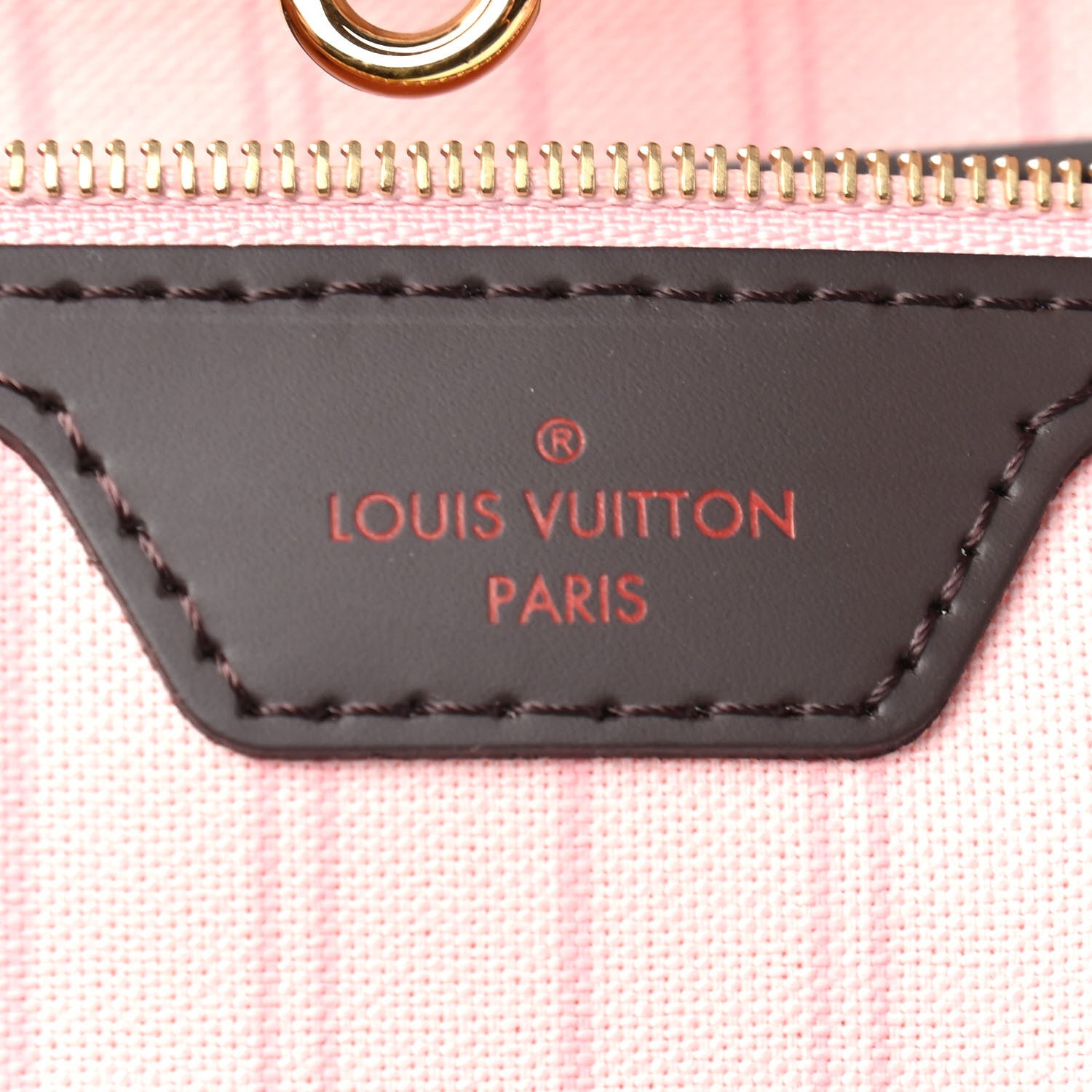 Louis Vuitton Damier Ebene Neo Neverfull MM Rose Ballerine 6 of 9