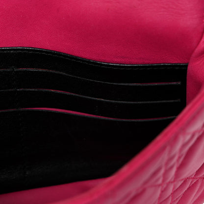 Christian Dior Lambskin Cannage Miss Dior Promenade Pouch Fuchsia 13 of 24