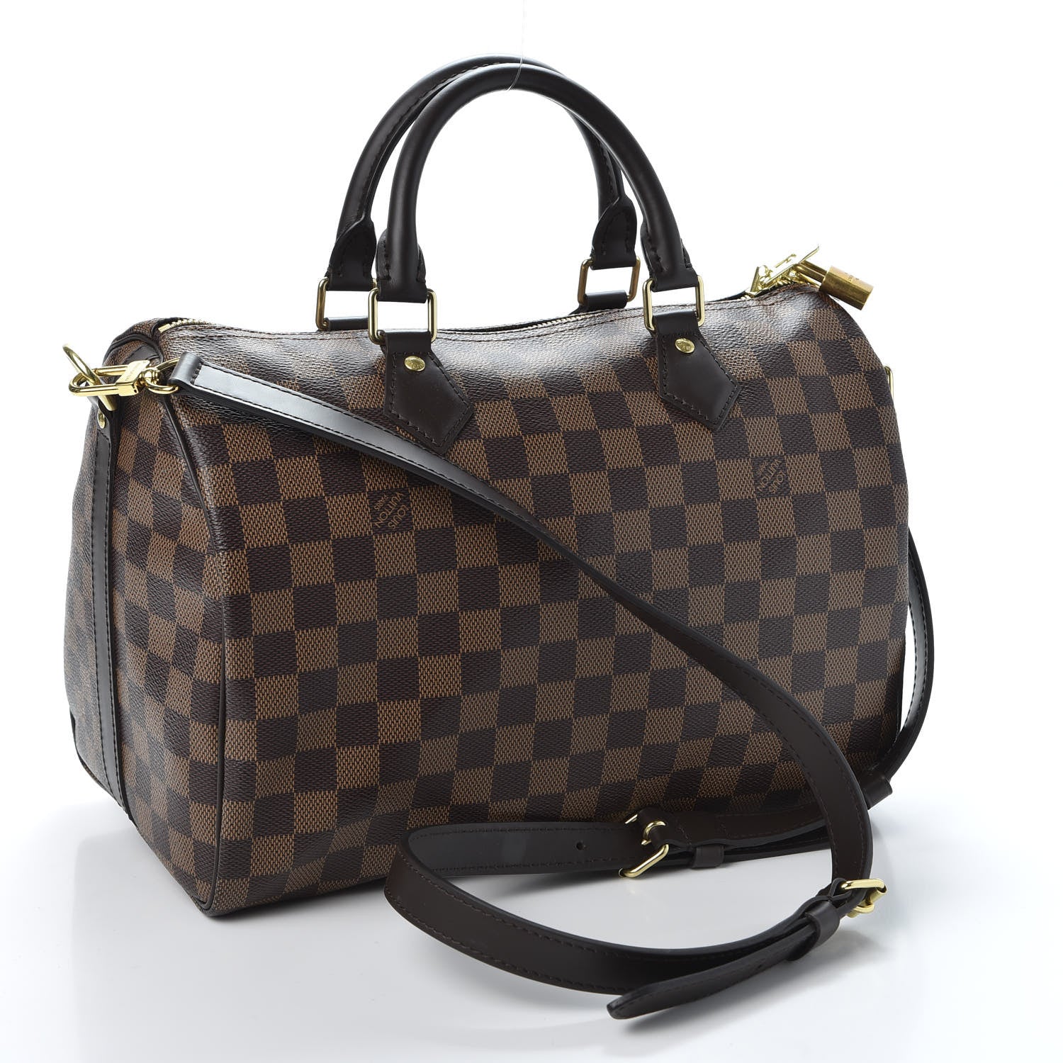 Louis Vuitton Damier Ebene Speedy Bandouliere 30 2 of 9