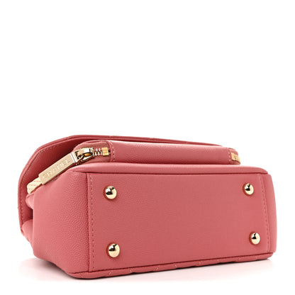 Chanel Caviar Quilted Small Business Affinity Flap Dark Pink 4 of 14