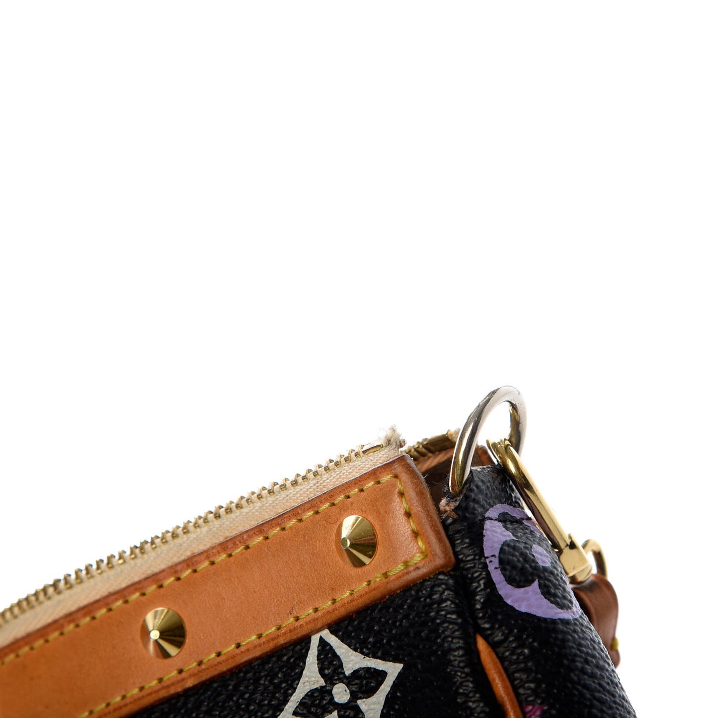 Monogram Multicolor Pochette Accessories Black