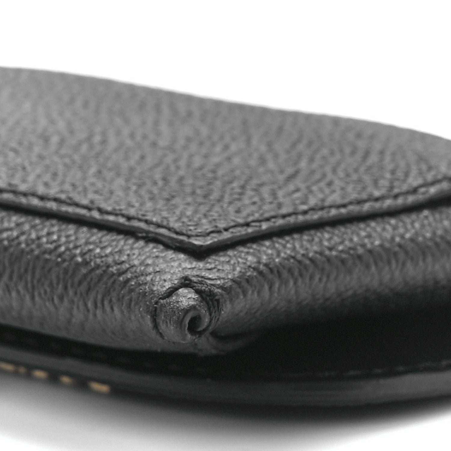 Burberry Soft Grain Calfskin Haymarket Check Mayfield Card Case Black 12 of 12