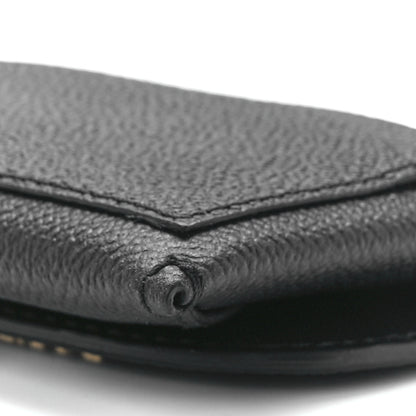 Burberry Soft Grain Calfskin Haymarket Check Mayfield Card Case Black 12 of 12