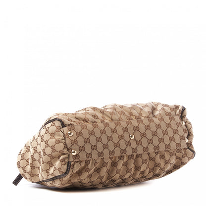 Gucci Monogram D Gold Tote Dark Brown 3 of 8