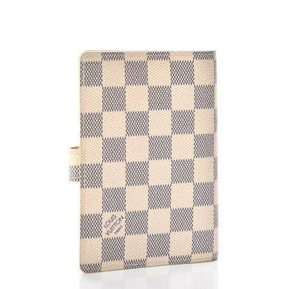 Louis Vuitton Damier Azur Small Ring Agenda Cover 3 of 8