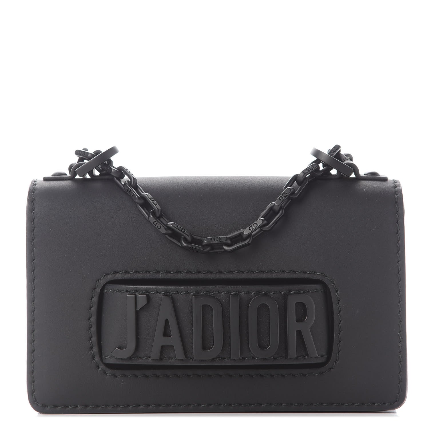 Christian Dior DIOR Ultra Matte Calfskin J'Adior Chain Flap Bag Black 1 of 8