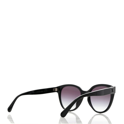 Chanel Acetate CC Butterfly Sunglasses 5414-A Black 4 of 7