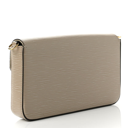 Louis Vuitton Epi Felicie Pochette Chain Wallet Galet 3 of 9