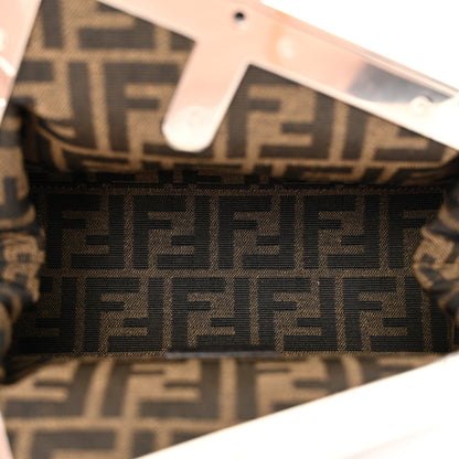 Fendi Shiny Nappa Snakeskin Small Fendi First Anthracite Asfalto 5 of 12