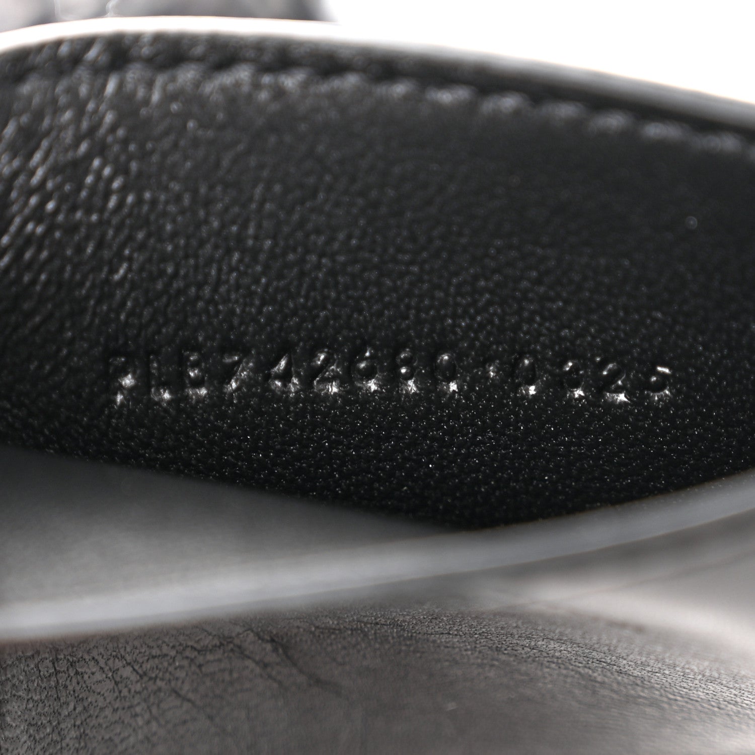 Saint Laurent Raffia Calfskin Le 5 A 7 Mini Hobo Black 8 of 11