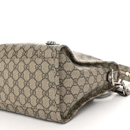 Balenciaga X GUCCI GG Supreme Monogram Neo Classic Silver Hardware City Beige Ebony 11 of 11
