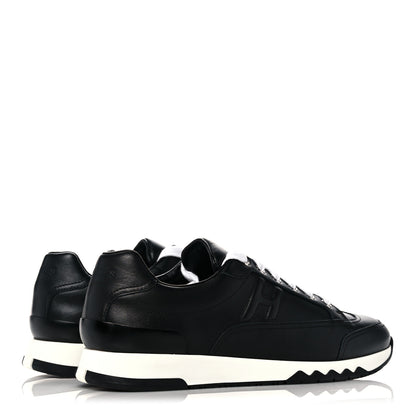 Hermes Calfskin Womens Trail Sneakers 38 Black 4 of 8