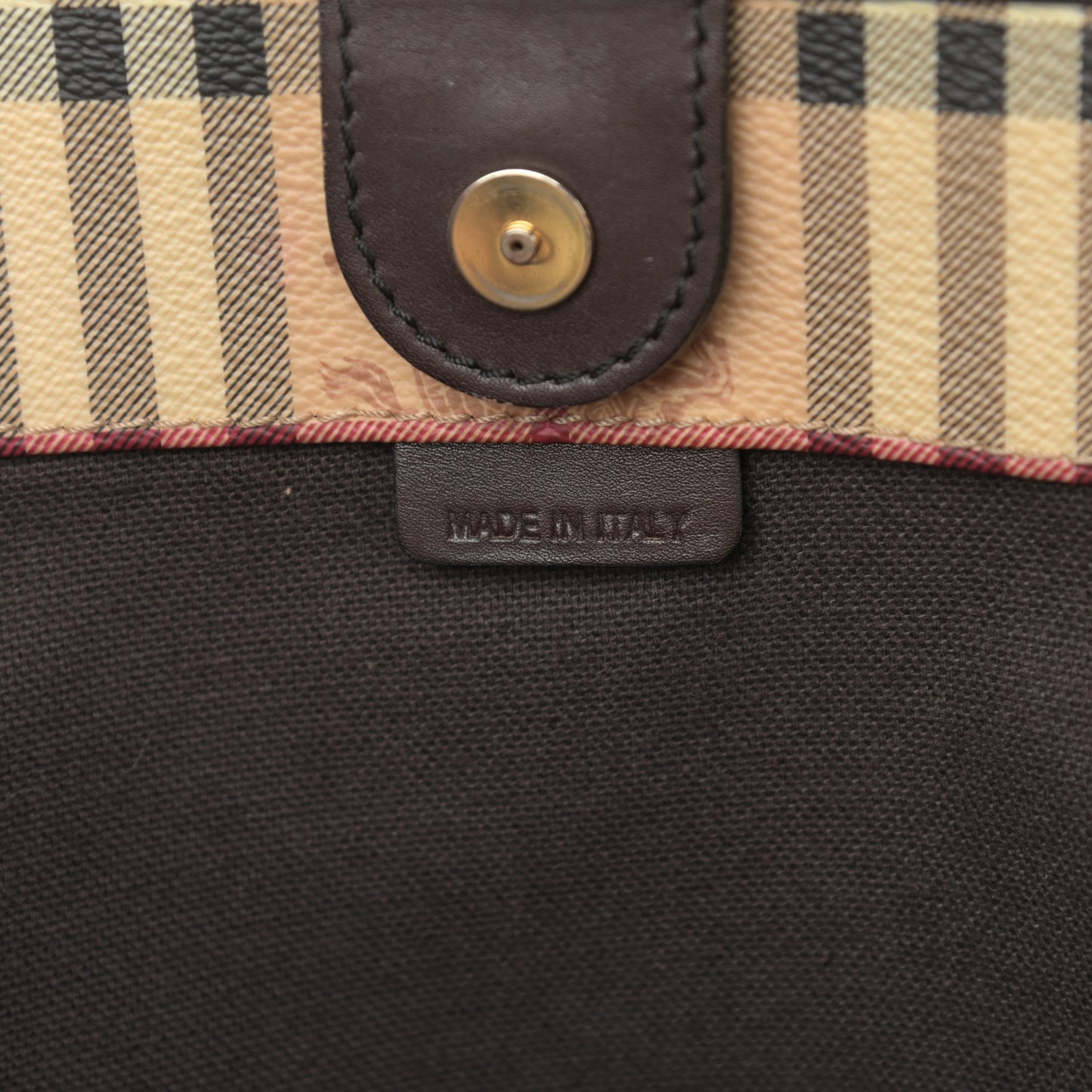 Haymarket Check Small Canterbury Tote Chocolate