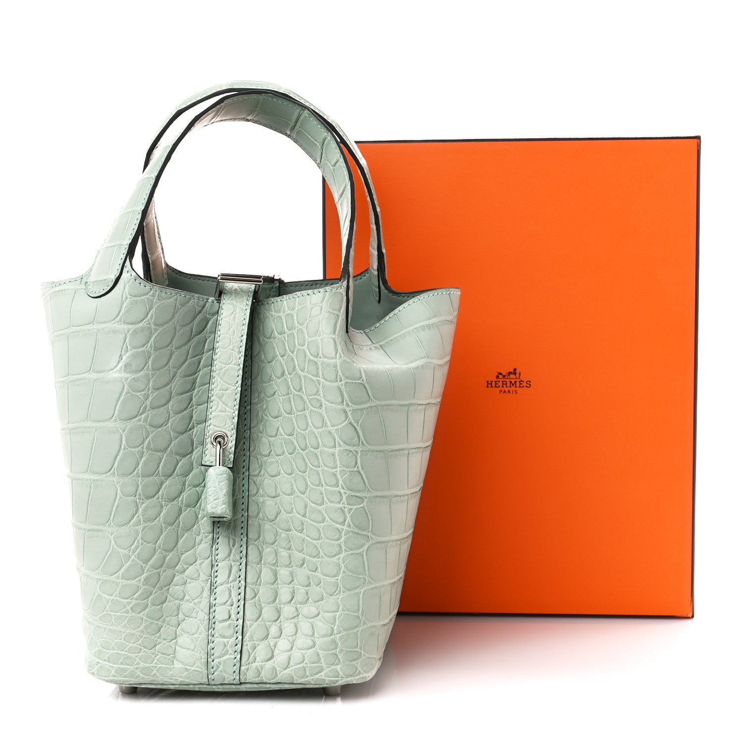 Hermes Matte Alligator Picotin Lock 18 1357556 – FASHIONPHILE