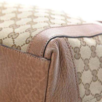 Gucci Monogram Old Libeccio Medium Miss GG Top Handle Bag Beige Ebony Light Brown 10 of 18