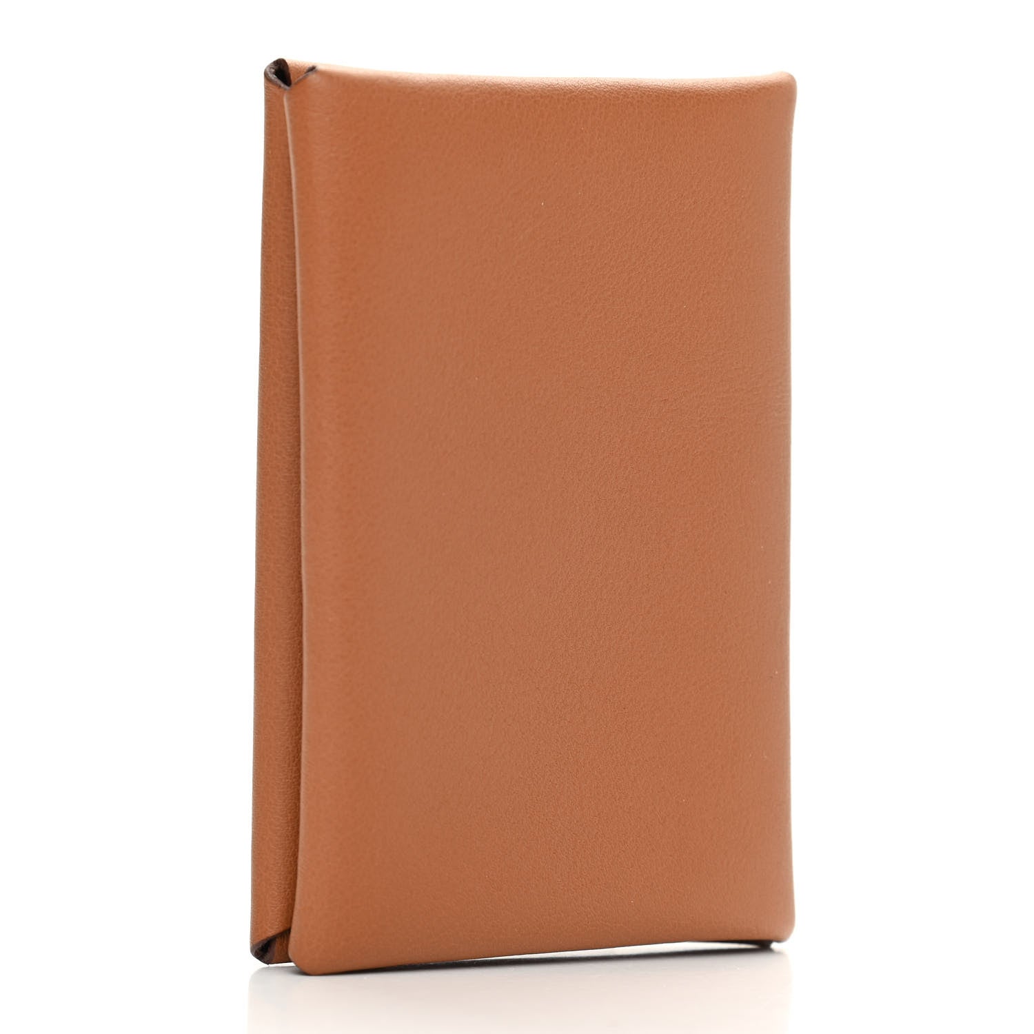 Hermes Swift Calvi Sailor Tattoo Card Case Gold Havane 3 of 7