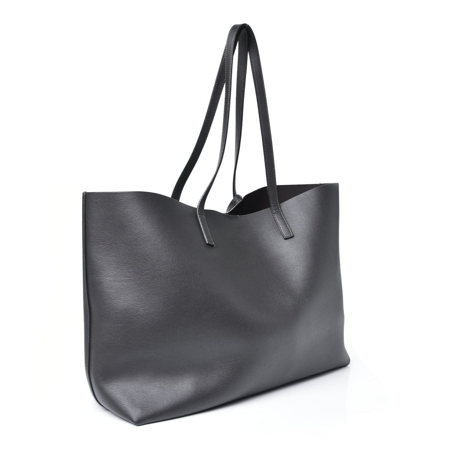 Calfskin Large Shopping Tote Storm