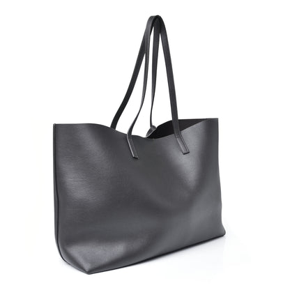 Saint Laurent Calfskin Large Shopping Tote Storm 2 of 4