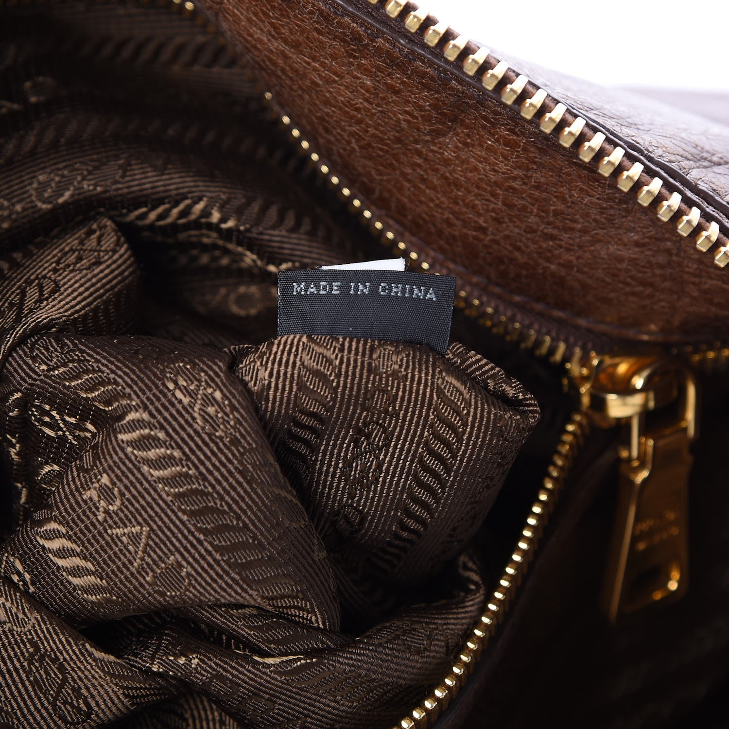 Prada Vitello Shine Hobo Nocciolo 7 of 10