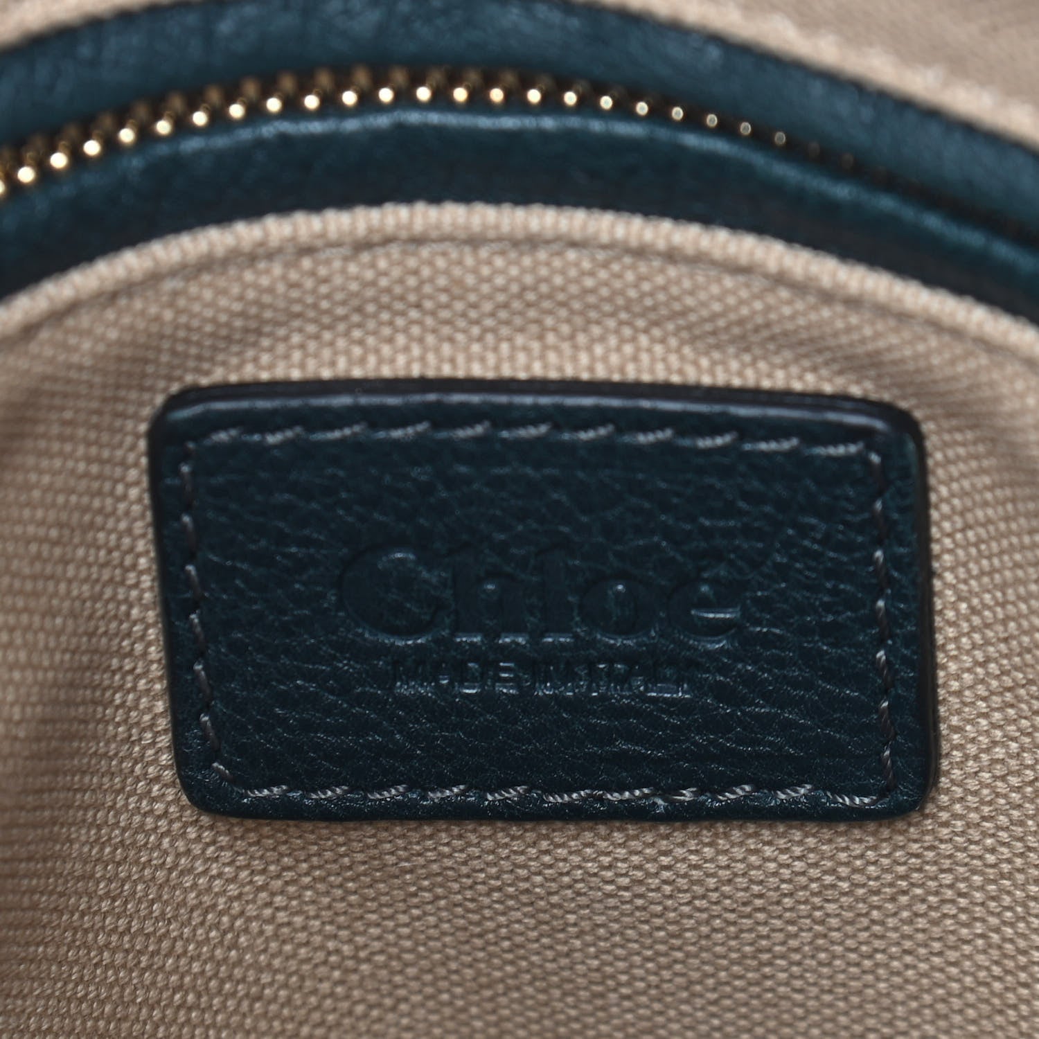 Chloe Natural Grain Calfskin Medium Marcie Satchel Teal 7 of 10