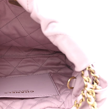 Chanel Shiny Calfskin Quilted Mini Chanel 22 Pink 5 of 10