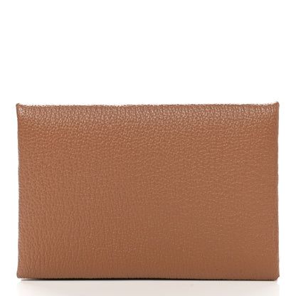 Hermes Chevre Mysore Calvi Card Case Quebracho 1 of 8