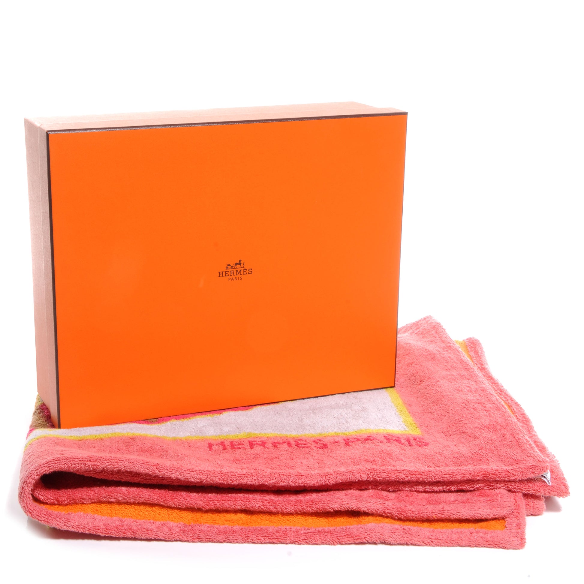 Hermes Cotton Terry Hippocampe Sea Horse Beach Towel 6 of 6