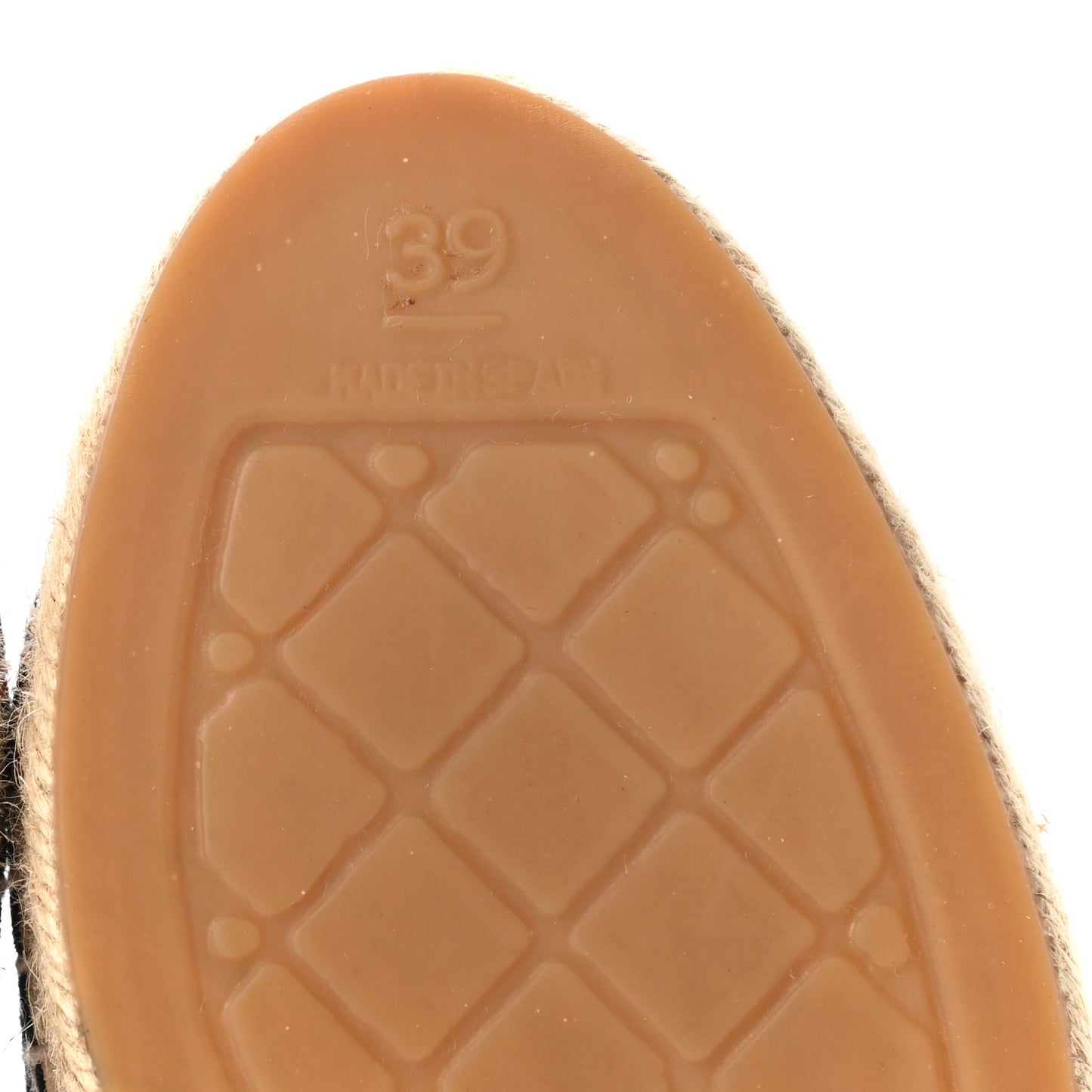 Suede Pearl CC Espadrilles 39 Black
