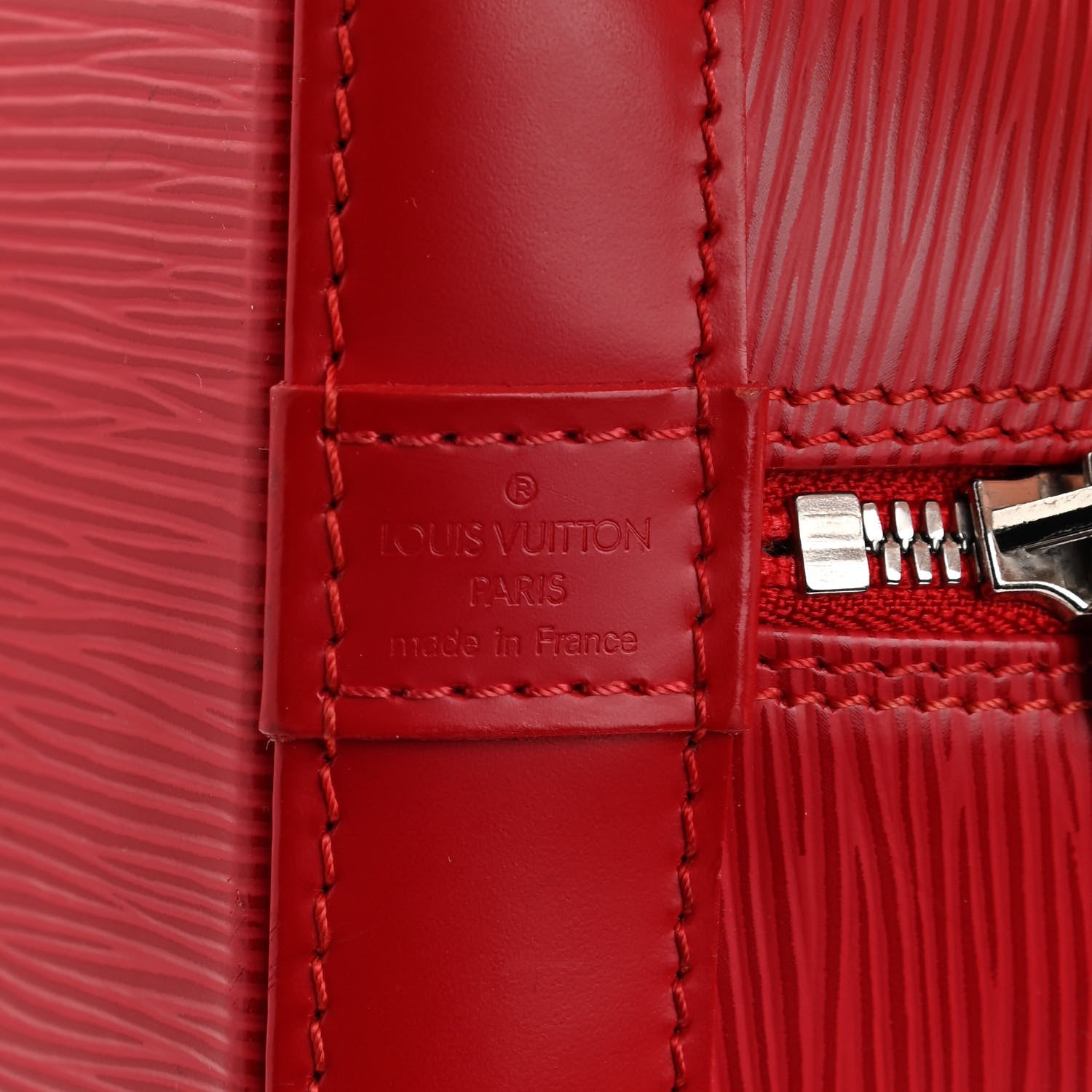 Louis Vuitton Epi Alma PM Castillan Red 6 of 11