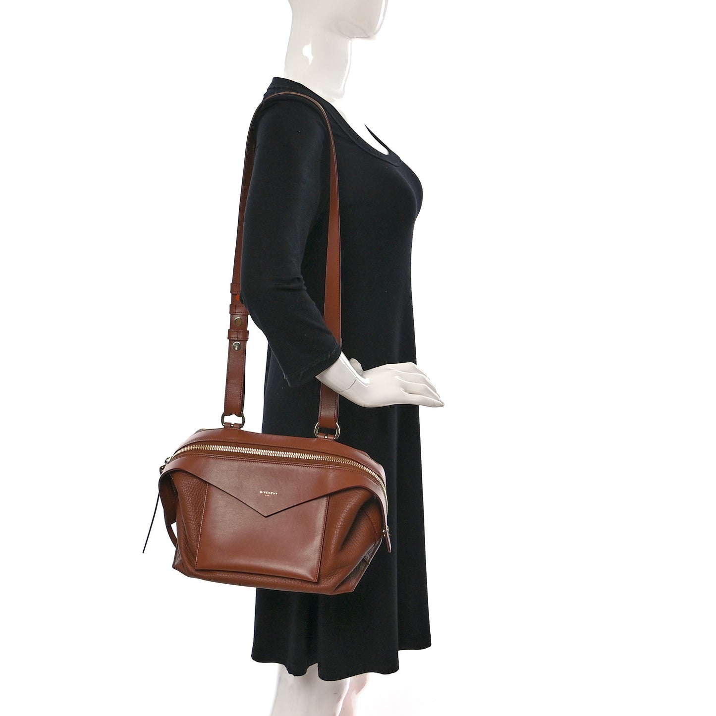 Calfskin Small Sway Cognac