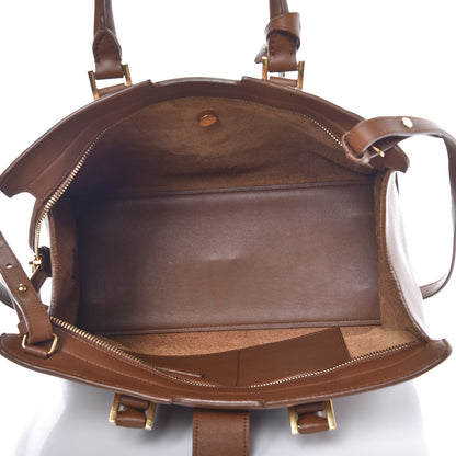 Saint Laurent Calfskin Small Classic Y Cabas Cognac 6 of 11