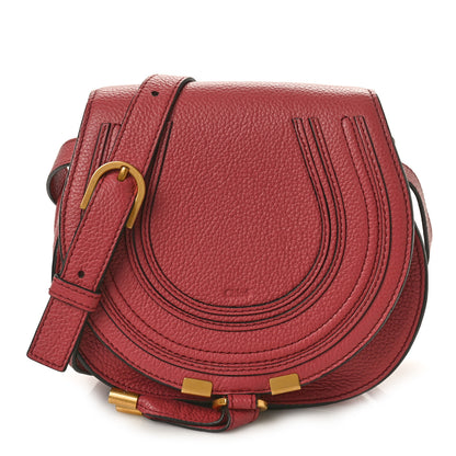 Chloe Calfskin Mini Marcie Round Crossbody Bag Rusty Pink 1 of 12