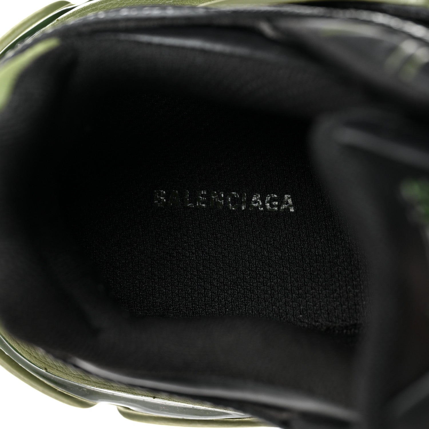 Balenciaga Rubber Mesh Bi-Color Mens Track.2 Open Sneakers 40 Kaki 7 of 7