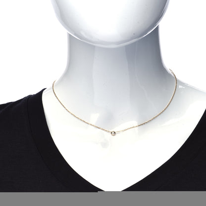 Cartier 18K Yellow Gold Diamond SM D'Amour Pendant Necklace 2 of 4