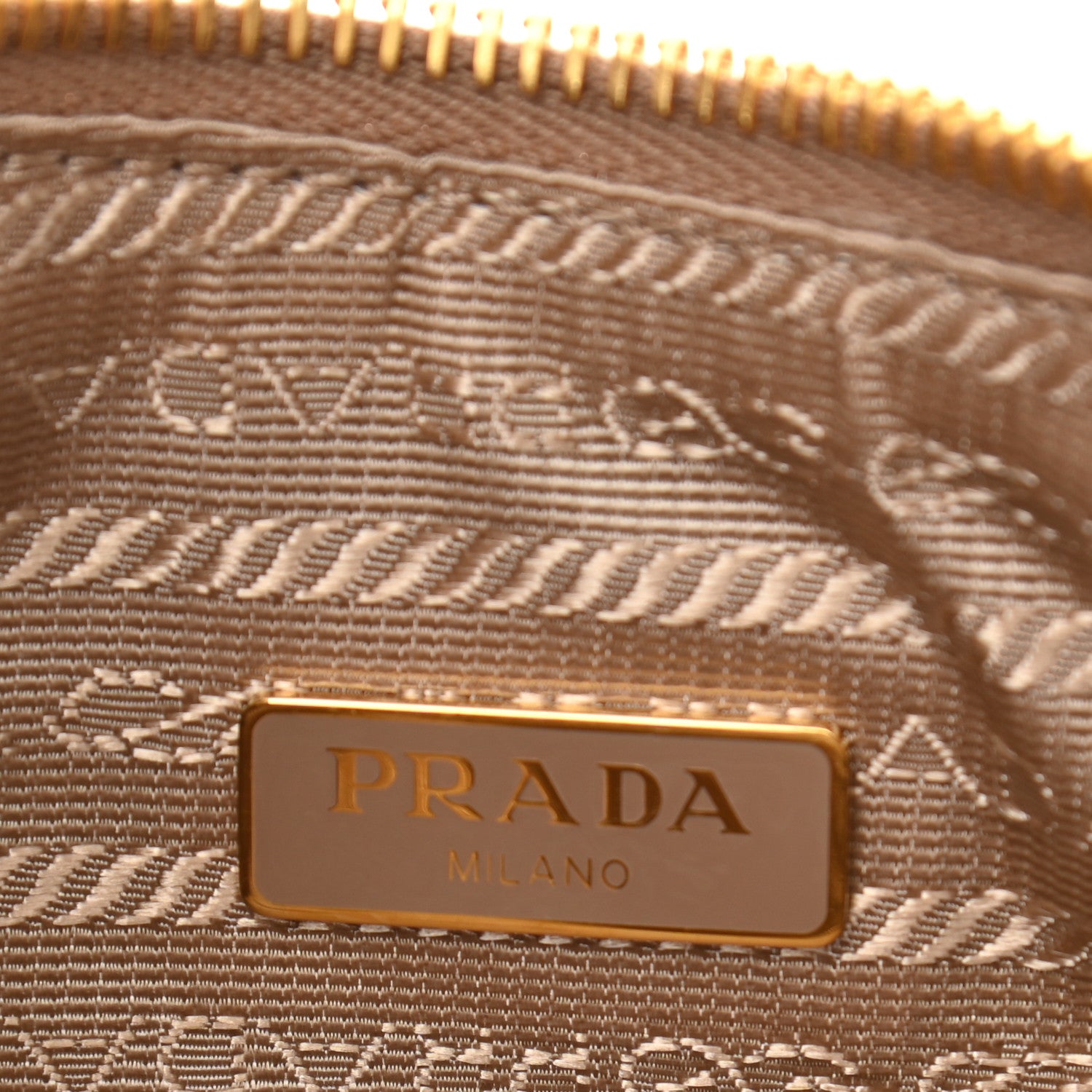 Prada Saffiano Re-Edition 2005 Shoulder Bag Cammeo Beige 6 of 12