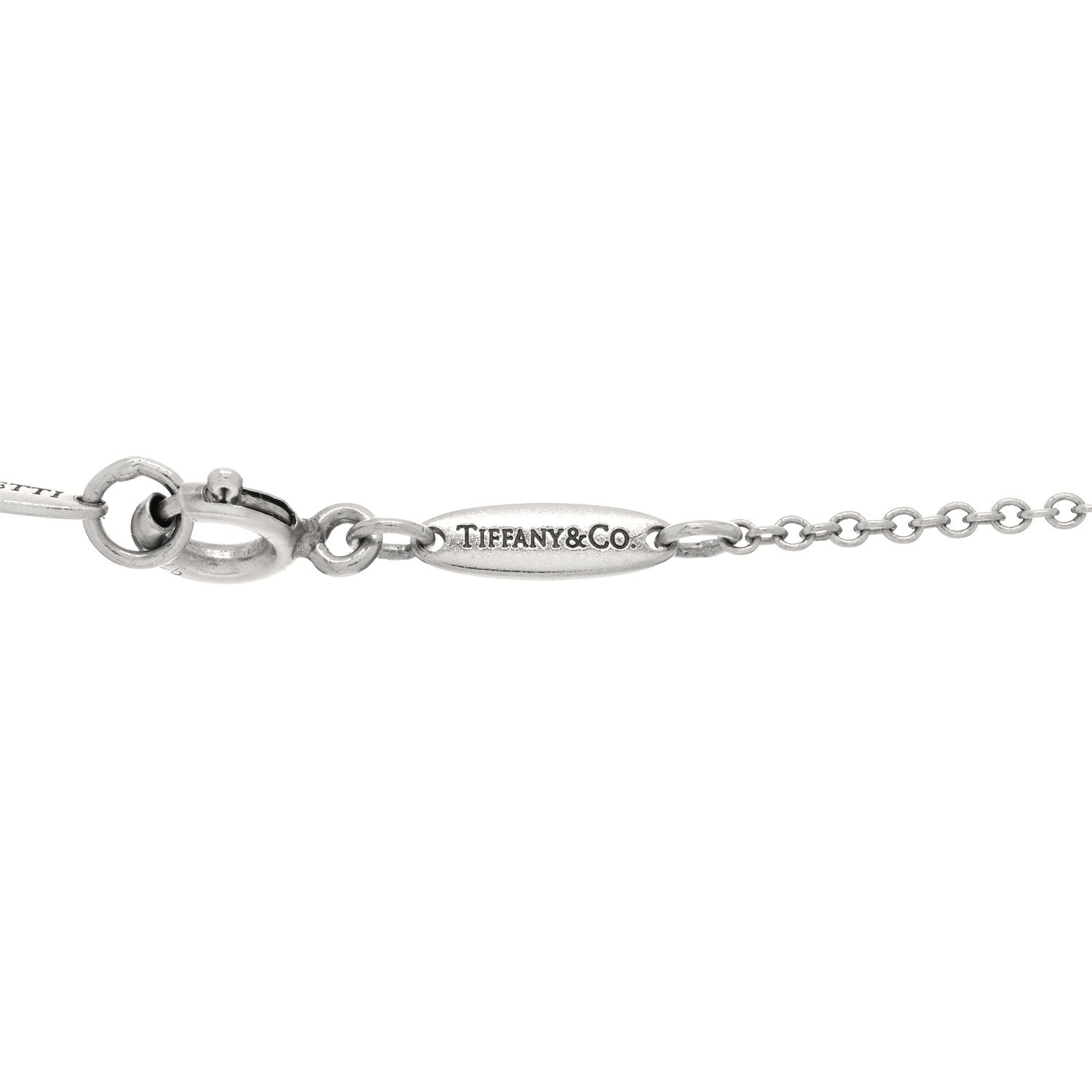 Tiffany Sterling Silver 18K Rose Gold Elsa Peretti Extra Mini Double Open Heart Pendant Necklace 5 of 5
