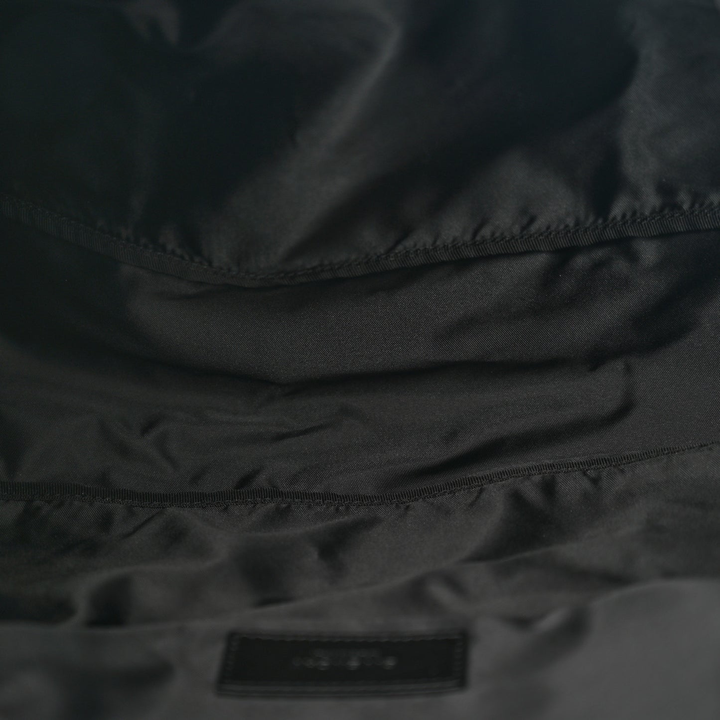 Nylon Logo Gym Duffle Black